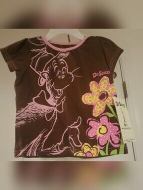 Dr. Seuss Brown & Pink Graphic Tee